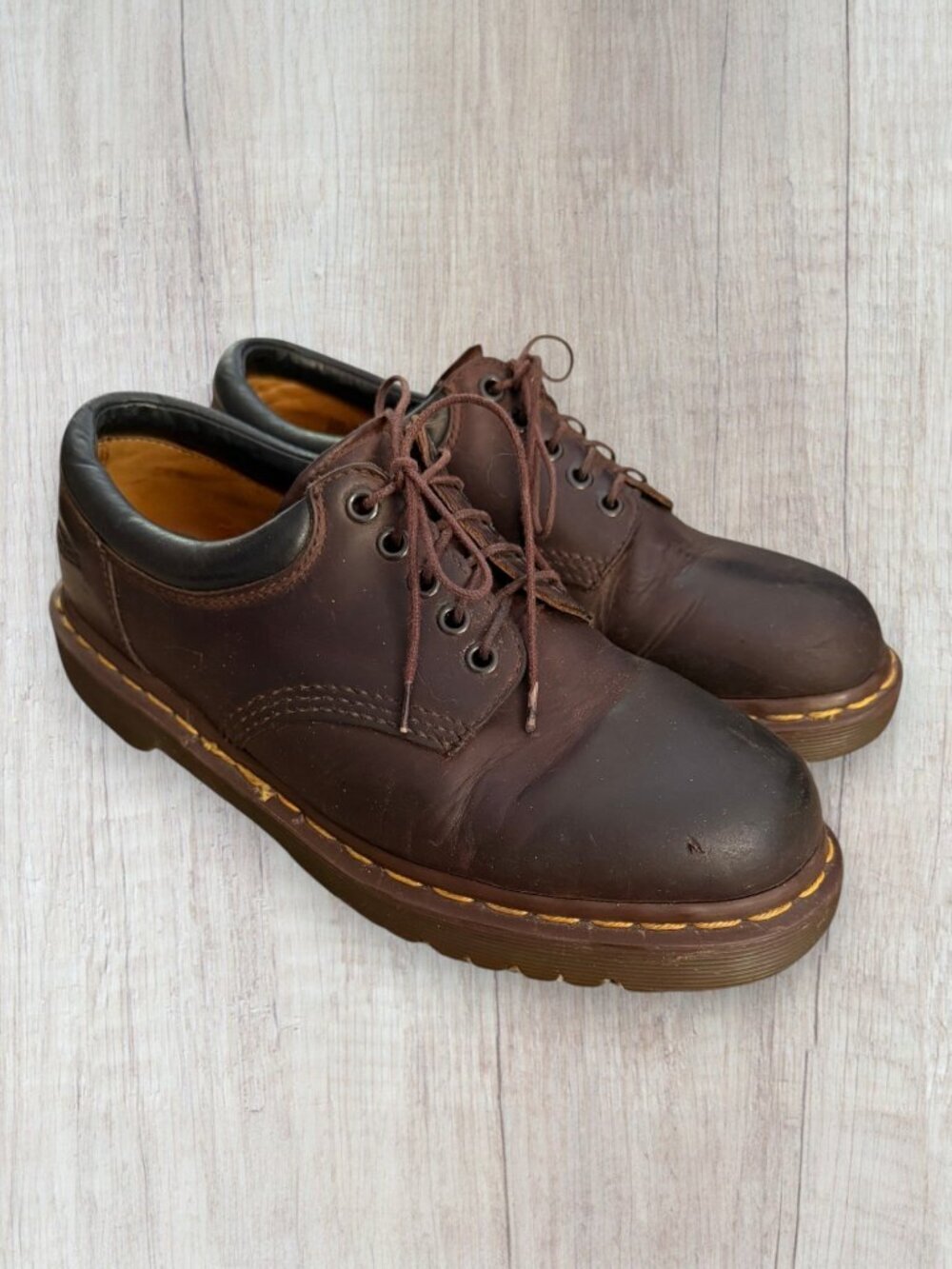 Dr. Martens 8053 Made in England Brown Leather Oxford Shoes Men's US 8 Gibson